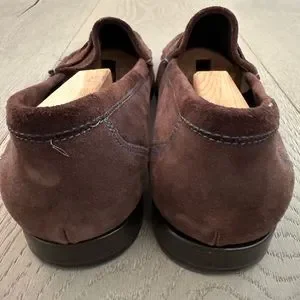 Donald J Pliner driving loafer. Chocolate brown with blue stitching. Size 10. Donald J. Pliner | Shoes | Donald J Pliner Driving Loafer  main image 3